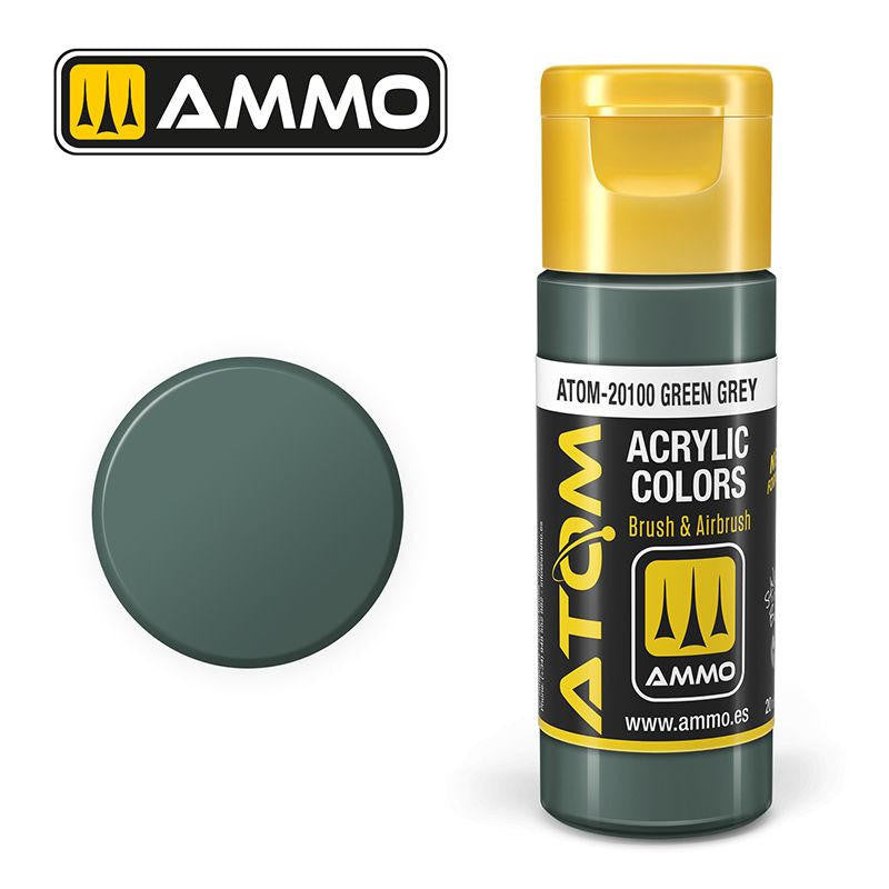 MiG Ammo ATOM COLOR Green Grey (20100)